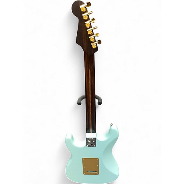 Used Fender American Professional Stratocaster with Rosewood Neck Daphne Blue Solid Body Electric Guitar