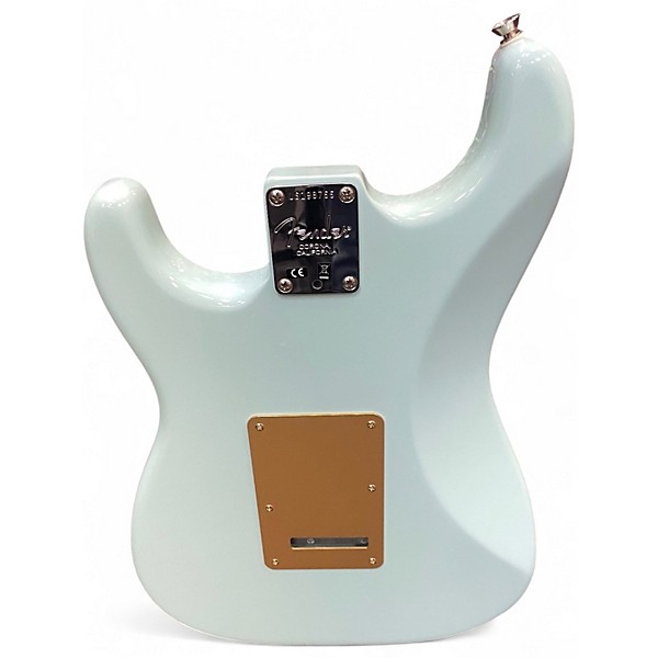 Used Fender American Professional Stratocaster with Rosewood Neck Daphne Blue Solid Body Electric Guitar