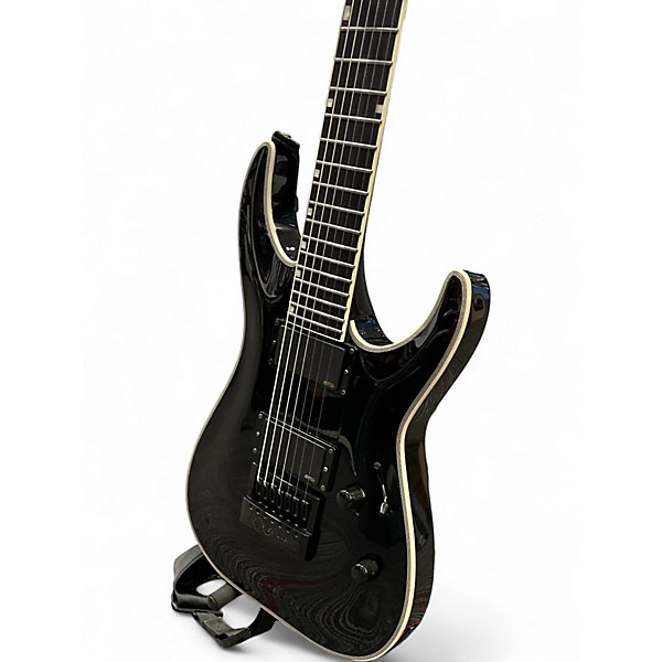 Used ESP ltd mh1007 evertune Black Solid Body Electric Guitar