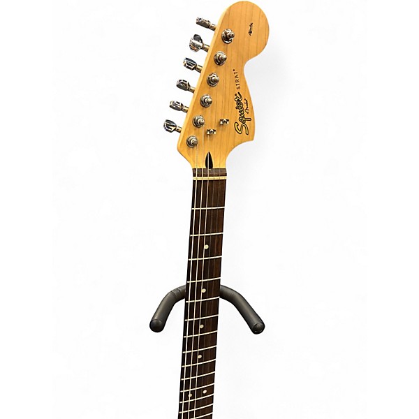 Used 2012 Squier Affinity Stratocaster Candy Apple Red Solid Body Electric Guitar
