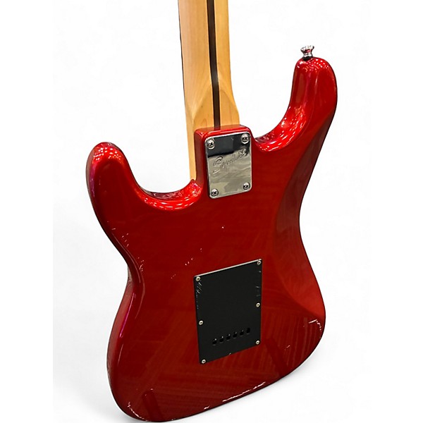 Used 2012 Squier Affinity Stratocaster Candy Apple Red Solid Body Electric Guitar