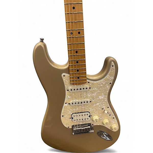 Used Fender USA Lone Star Stratocaster Shoreline Gold Solid Body Electric Guitar