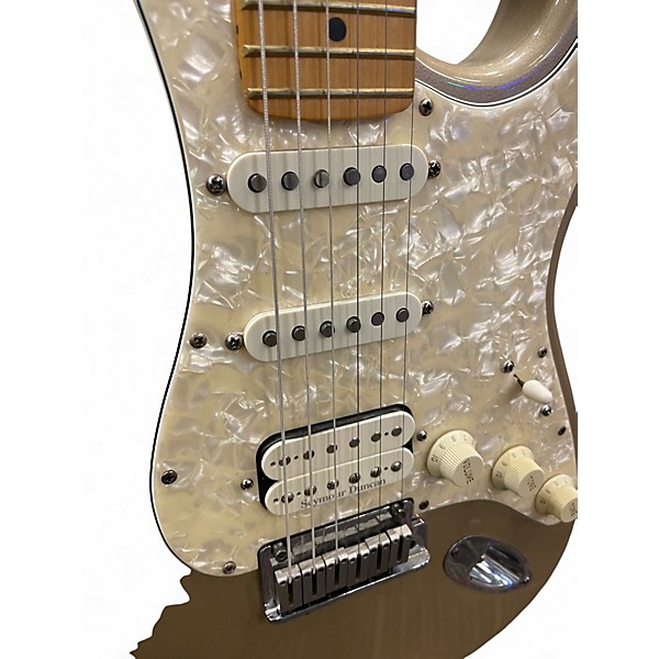 Used Fender USA Lone Star Stratocaster Shoreline Gold Solid Body Electric Guitar