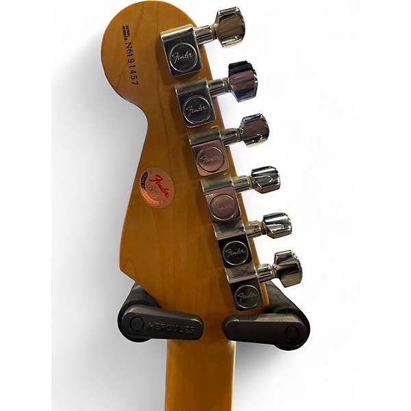 Used Fender USA Lone Star Stratocaster Shoreline Gold Solid Body Electric Guitar