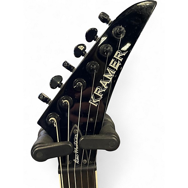 Used Kramer DAVE MUSTANE VANGUARD Black Solid Body Electric Guitar