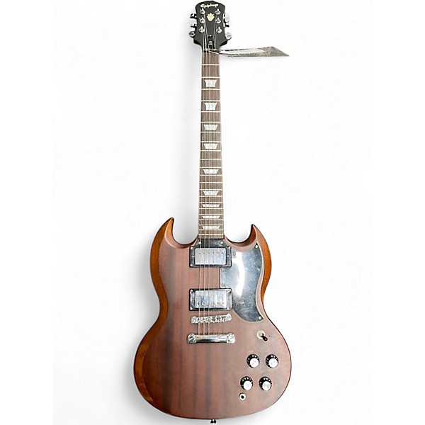 Used Epiphone SG G400 Worn Brown Solid Body Electric Guitar