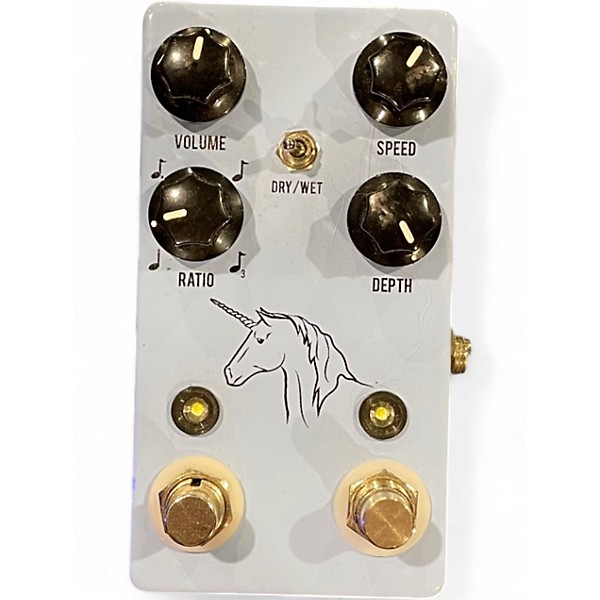 Used JHS Pedals Unicorn Uni-Vibe Photocell Modulator with Tap Tempo Effect Pedal