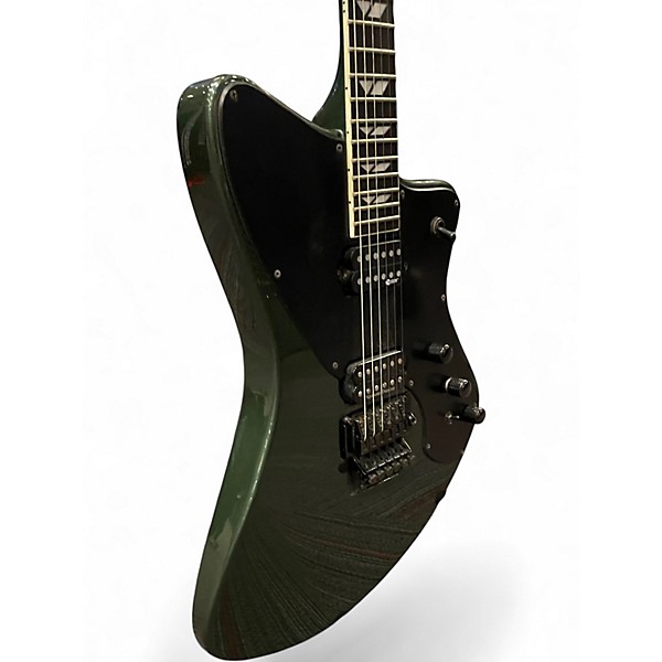 Used Fernandes Vertigo Elite  green and black Solid Body Electric Guitar