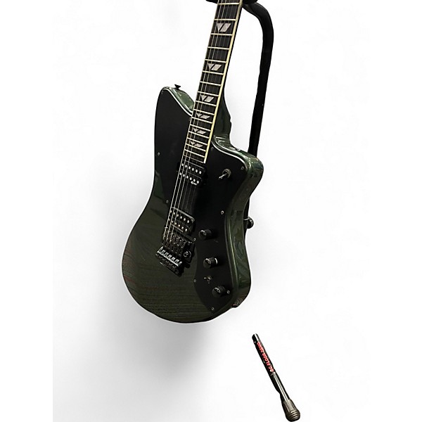 Used Fernandes Vertigo Elite  green and black Solid Body Electric Guitar