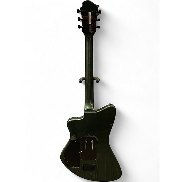 Used Fernandes Vertigo Elite  green and black Solid Body Electric Guitar