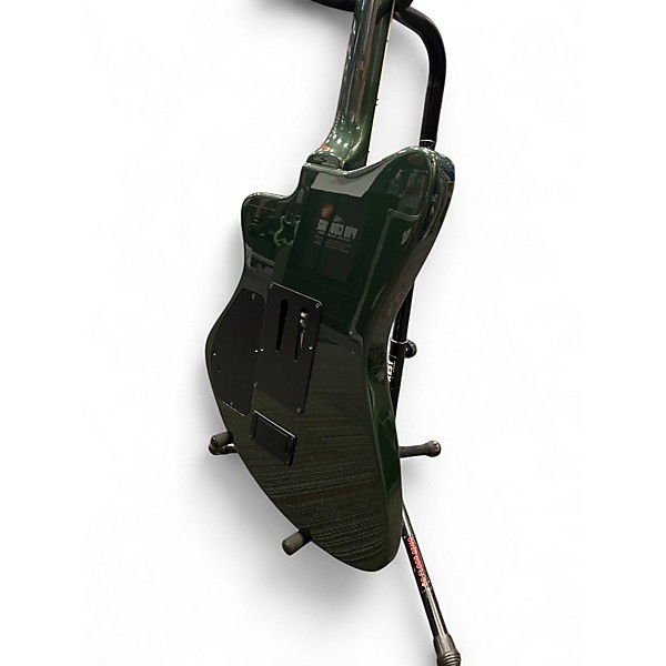 Used Fernandes Vertigo Elite  green and black Solid Body Electric Guitar