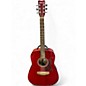 Used Hohner HW 300G Red Acoustic Guitar thumbnail