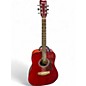 Used Hohner HW 300G Red Acoustic Guitar