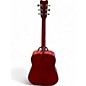 Used Hohner HW 300G Red Acoustic Guitar
