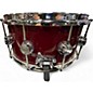 Used 2023 DW 14in Collector's Series purple core Candy Apple Red Metallic Drum