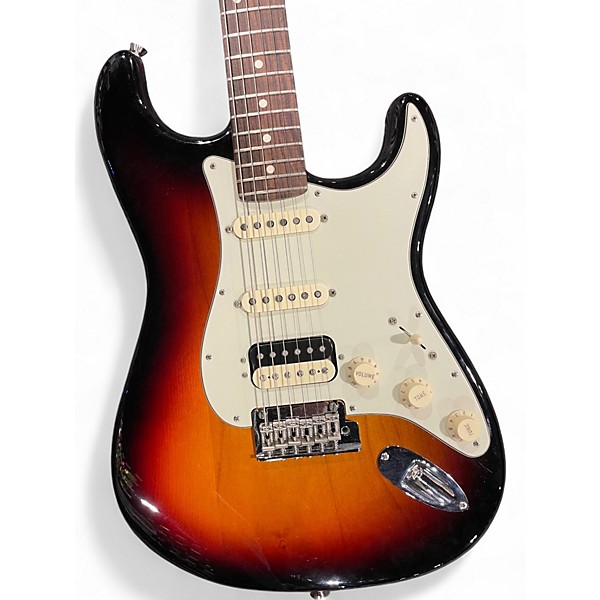 Used Fender American Professional Stratocaster HSS Shawbucker 3 Color Sunburst Solid Body Electric Guitar