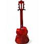 Used Lanikai QMRDCET Red Quilt Ukulele