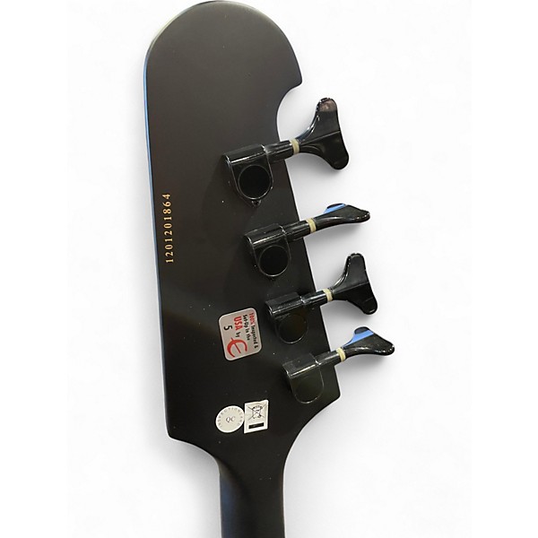 Used Epiphone Nikki Sixx Signature Blackbird Flat Black Electric Bass Guitar