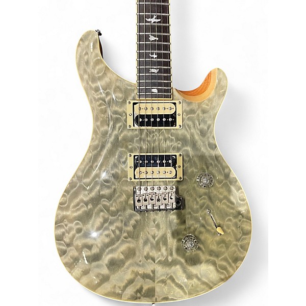 Used PRS SE Custom 24 Trampas Green Solid Body Electric Guitar