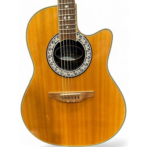 Used Ovation CC157 Natural Acoustic Electric Guitar