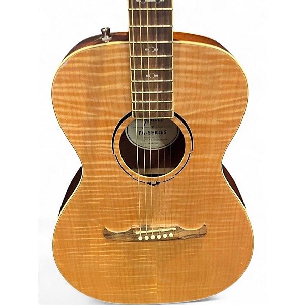 Used Fender fa235e Natural Acoustic Electric Guitar