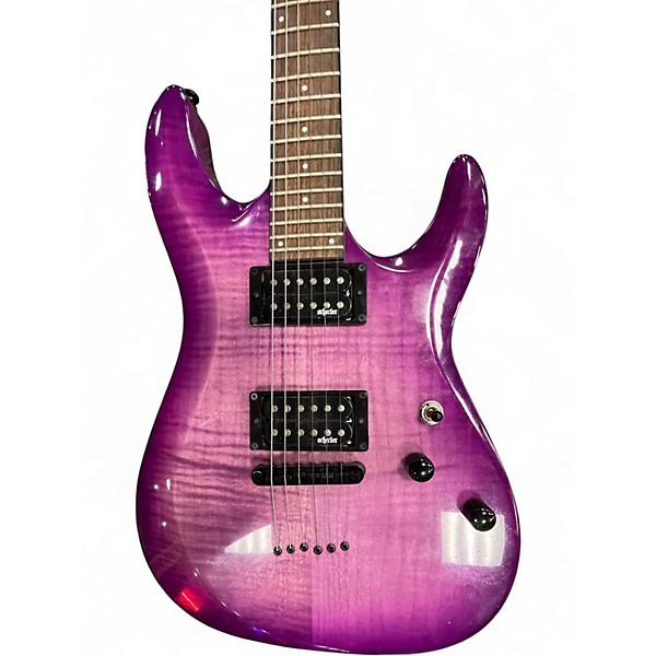 Used Schecter Guitar Research C-6 ELITE SKYBURST Solid Body Electric Guitar