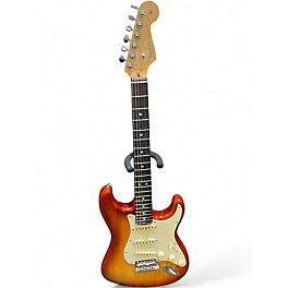 Used Fender American Pro Stratocaster Sienna Sunburst Solid Body Electric Guitar