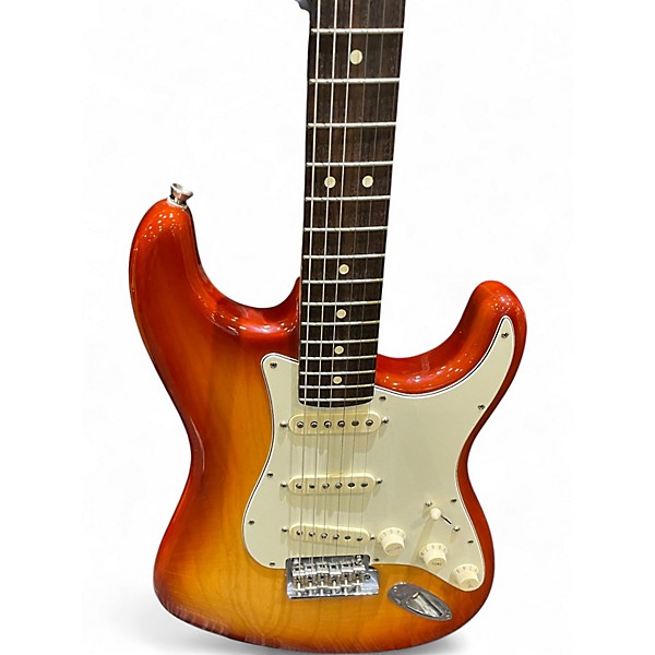 Used Fender American Pro Stratocaster Sienna Sunburst Solid Body Electric Guitar