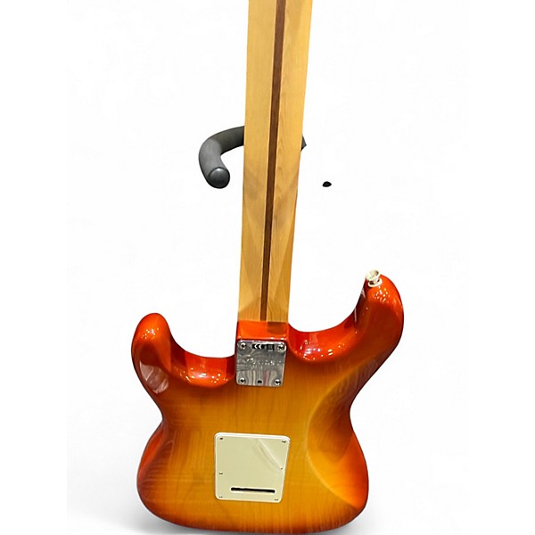 Used Fender American Pro Stratocaster Sienna Sunburst Solid Body Electric Guitar