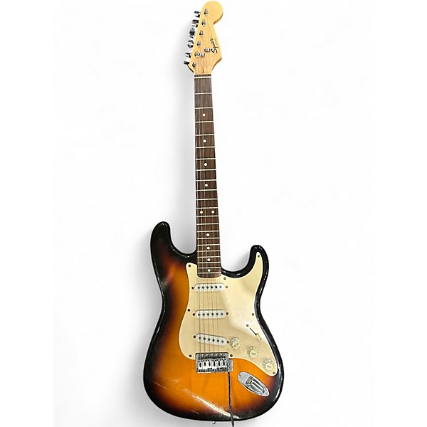 Used Squier Bullet Stratocaster 2 Color Sunburst Solid Body Electric Guitar