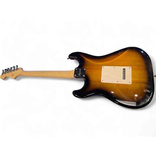 Used Squier Sonic Stratocaster 3 Tone Sunburst Solid Body Electric Guitar