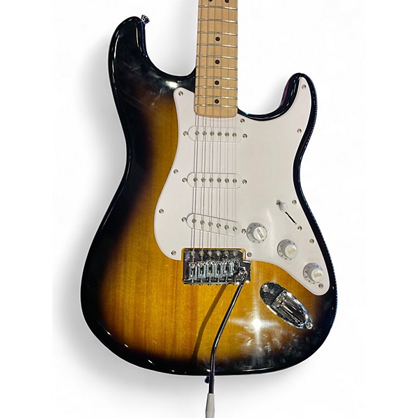 Used Squier Sonic Stratocaster 3 Tone Sunburst Solid Body Electric Guitar