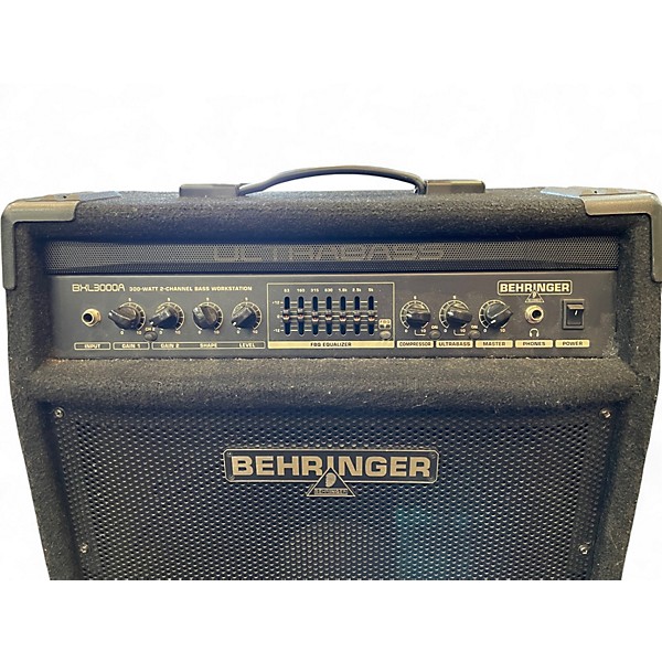 Used Behringer Ultrabass BXL3000A 300W 1x15 Bass Combo Amp