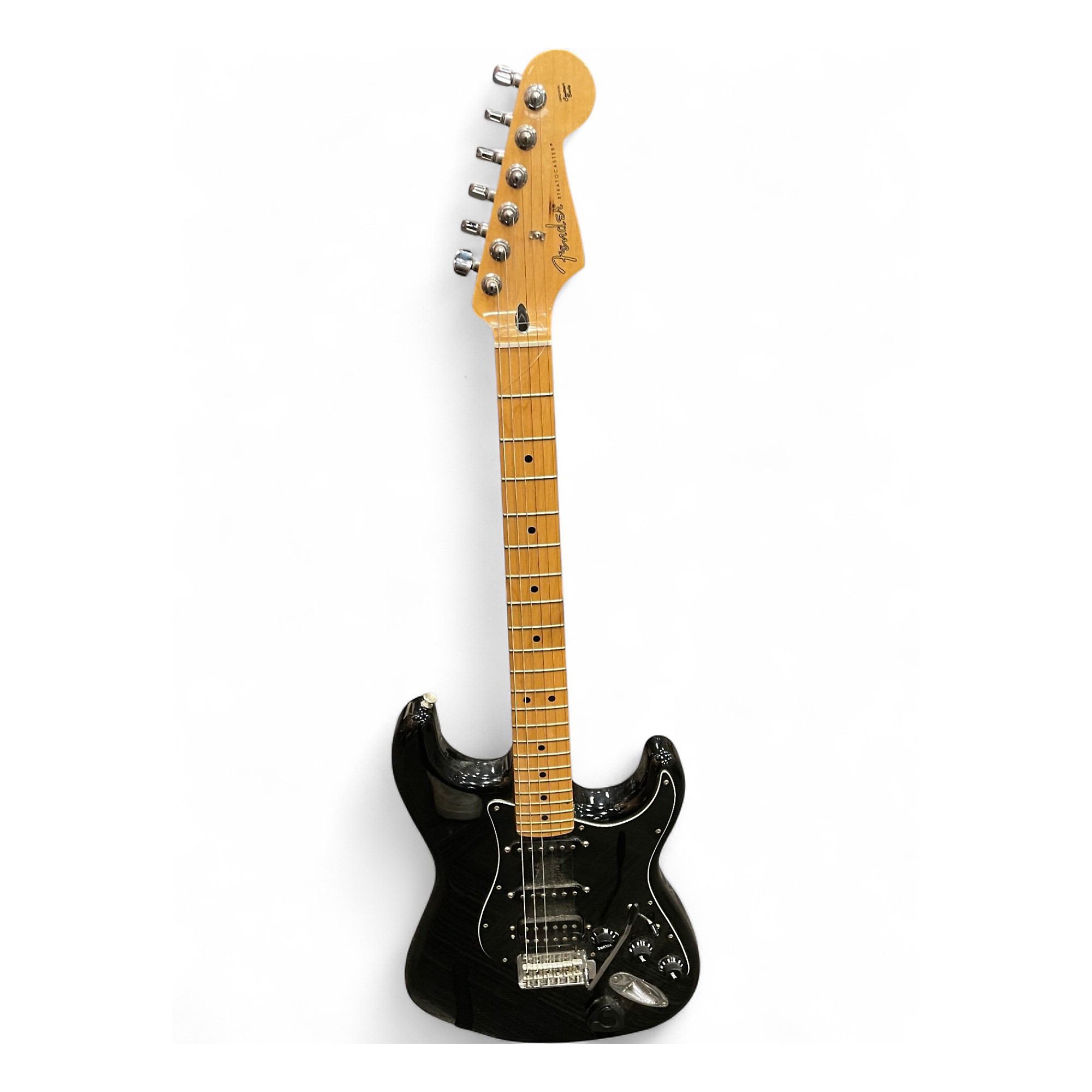 Used 2020 Fender Player Stratocaster HSS Black Solid Body Electric