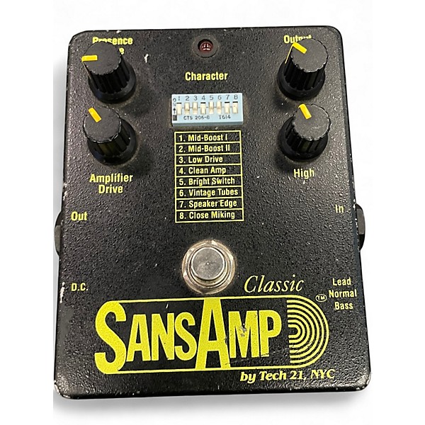 Used Tech 21 Sansamp CLASSIC Effect Pedal