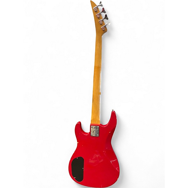 Used Aria SLB-2 Red Electric Bass Guitar