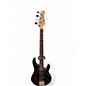 Used Sterling by Music Man SUB Series StingRay RAY5 HH Ruby Red Burst Electric Bass Guitar thumbnail