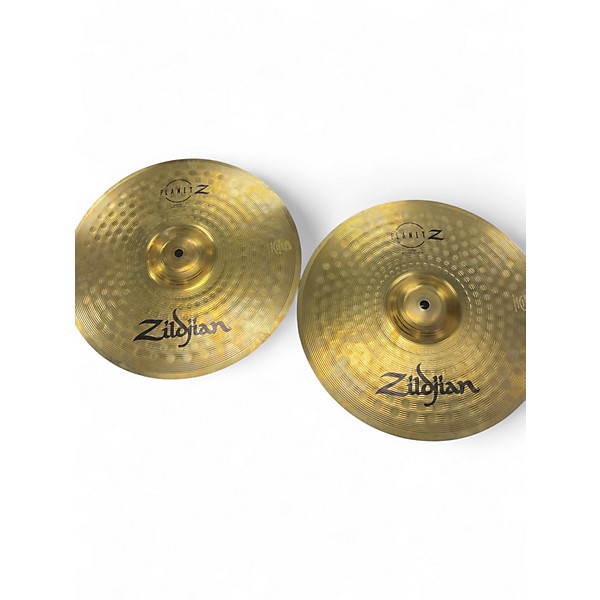 Used Zildjian 14in Planet Z Hi Hat Pair Cymbal