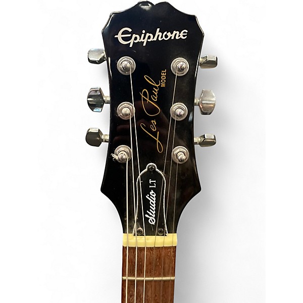 Used Epiphone LES PAUL STUDIO LT Black Solid Body Electric Guitar
