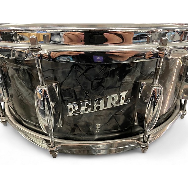 Vintage 1960s Pearl 14in PRESIDENTIAL SNARE BLACK DIAMOND Drum