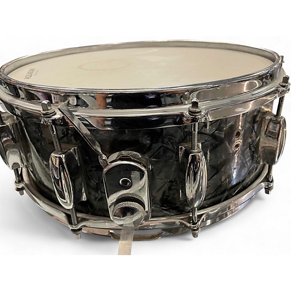 Vintage 1960s Pearl 14in PRESIDENTIAL SNARE BLACK DIAMOND Drum