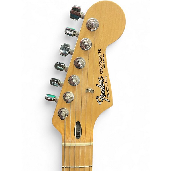Used Fender Standard Stratocaster HSS Black Solid Body Electric Guitar