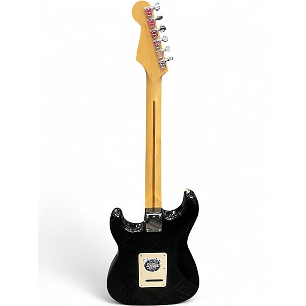 Used Fender Standard Stratocaster HSS Black Solid Body Electric Guitar