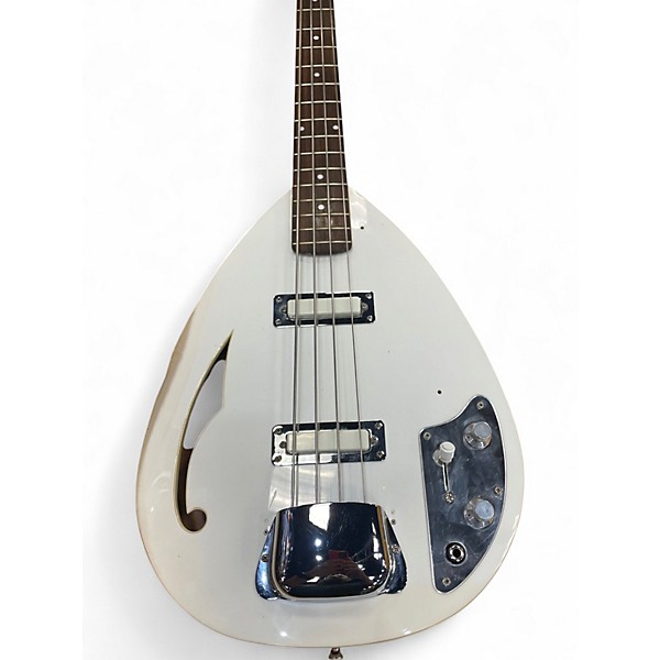 Used VOX PHANTOM REISSUE Alpine White Electric Bass Guitar