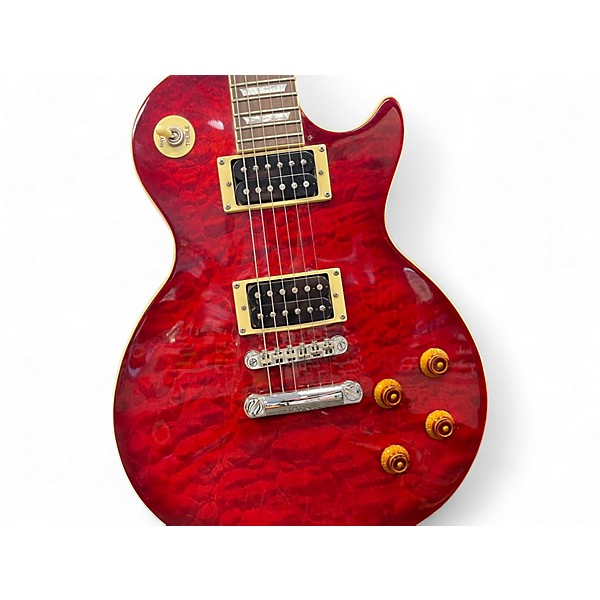 Used Epiphone Les Paul Standard Crimson Red Solid Body Electric Guitar