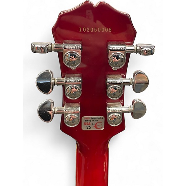 Used Epiphone Les Paul Standard Crimson Red Solid Body Electric Guitar