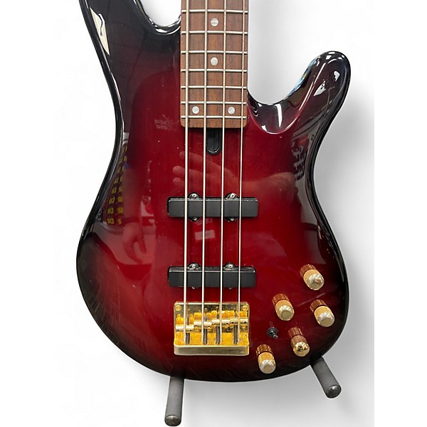Used Yamaha BB604 Red Burst Electric Bass Guitar