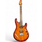 Used Sterling by Music Man JP100D-MKOA Koa Solid Body Electric Guitar thumbnail