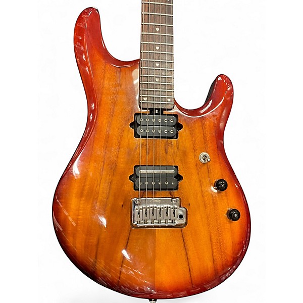 Used Sterling by Music Man JP100D-MKOA Koa Solid Body Electric Guitar