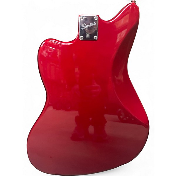 Used Squier Vintage Modified Jazzmaster Candy Apple Red Solid Body Electric Guitar